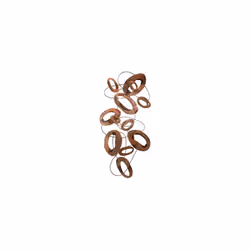 Arborez un style très tendance dans votre intérieur avec cette décoration murale design en métal marron . Il permet de créer ...