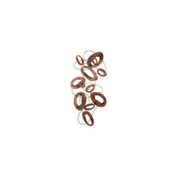 Décoration murale design 65x6x136 cm en métal marron