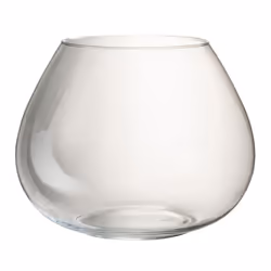 Vase Design en Verre Fie 29cm Transparent
