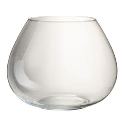 Vase Design en Verre Fie 29cm Transparent