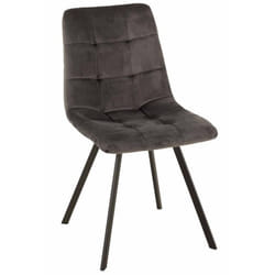 Chaise Design Morgan 86cm Gris