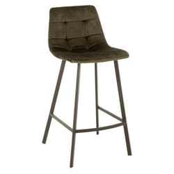 Chaise de Bar Design Olivier 95cm Vert Foncé