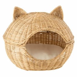 Paris Prix Panier pour chat en rotin - Beige