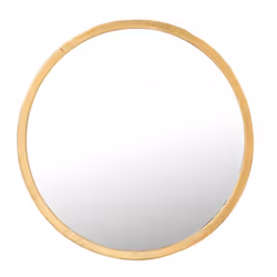 Miroir Mural en Métal Design Mona 40cm Or