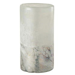 Vase Cylindrique Design Scavo 29cm Gris
