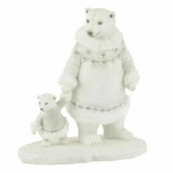 Paris Prix Statuette Ours Polaire Blanc