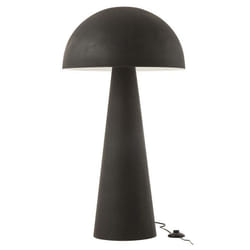 Lampadaire Design Champignon 95cm Noir Mat