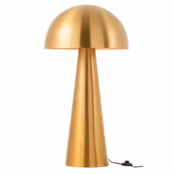 Lampadaire Design Champignon 95cm Or Mat