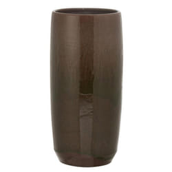 Vase Rond Bord Céramique 45cm Vert & Naturel