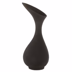 Vase Design en Aluminium Olivia 45cm Noir