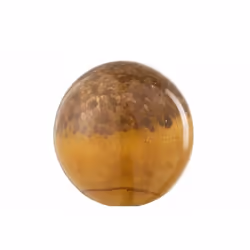 Presse-papier en verre marron - J-LINE - 8 cm