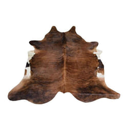 Tapis Déco Peau de Vache 195x230cm Marron