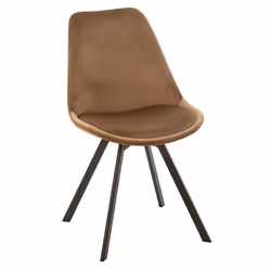 Chaise Design Hélène 84cm Marron