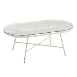 Table Basse de Jardin Celeste 90cm Blanc