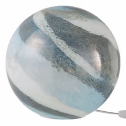 Lampe à Poser Ronde Dany 29cm Bleu Vert