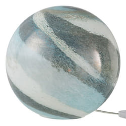 Lampe à Poser Ronde Dany 29cm Bleu Vert
