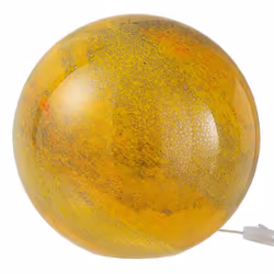Lampe à Poser Ronde Dany 29cm Jaune