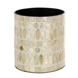 Cache-Pot Imprimé Design Delta 15cm Beige