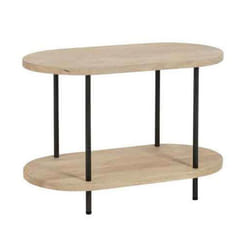 Table dAppoint 2 Niveaux Eli 75cm Naturel