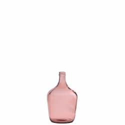 Vase dame jeanne rose 30 cm Rose