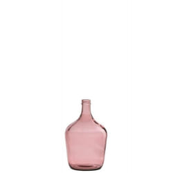 Vase dame jeanne rose 30 cm Rose