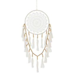 Attrape-Rêves Déco Textiles 78cm Blanc