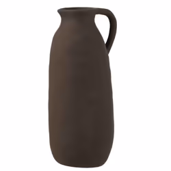 Vase Design en Céramique Cruche 35cm Noir