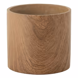 Cache-Pot Déco en Ciment Forêt 21cm Marron