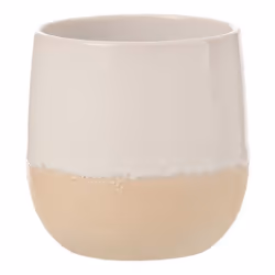 Cache-Pot en Céramique Maru 17cm Blanc