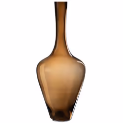 Vase Design en Verre Joni 70cm Marron Ambre