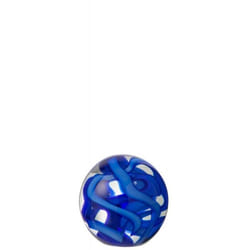 Presse-papier - J-LINE - Guirlande - Verre - Bleu - Small
