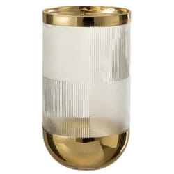 Vase Design Sucomba 27cm Transparent & Or