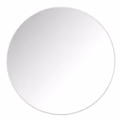 Miroir Mural Rond Alicia 90cm Blanc