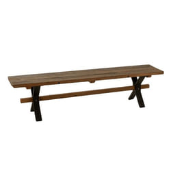 J-Line Banc Vielli Bois Marron