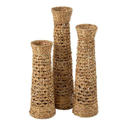 Lot de 3 Vases Déco Jan 80cm Naturel