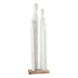 Statue Déco Grands Personnages 95cm Blanc