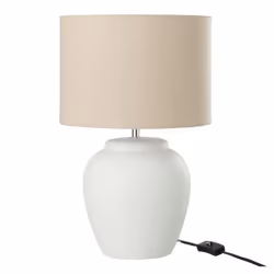 Lampe à Poser en Céramique Méli 48cm Blanc