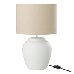 Lampe à Poser en Céramique Méli 48cm Blanc