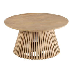 J-Line Table Vincent Bois De Manguier Naturel Medium