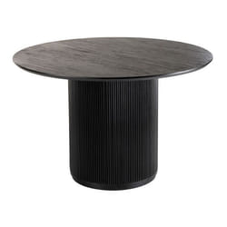 Table de Repas Design en Bois Vincent 120cm Noir