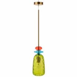 Suspension - J-LINE - Laurence - Verre mix - Blanc - 160 cm x 15 cm x 15 cm