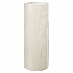 Vase Design en Verre Mosaïque 43cm Gris Clair