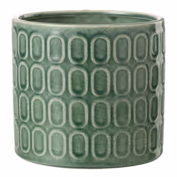 Cache-Pot Déco en Céramique Folny 17cm Vert