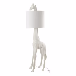 Lampadaire Design Girafe Kurtis 179cm Blanc