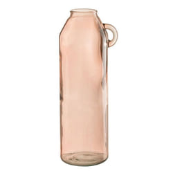 Vase Anse en Verre Bouteille 45cm Rose