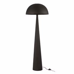 Lampadaire en Métal Champignon 148cm Noir