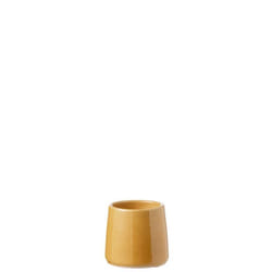 J-Line cache-pot Rond - céramique - ocre - extra small - Ø 13.5 cm