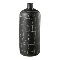 Vase Bouteille en Céramique Japan 50cm Noir
