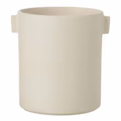 Cache-Pot Design Handle 17cm Blanc