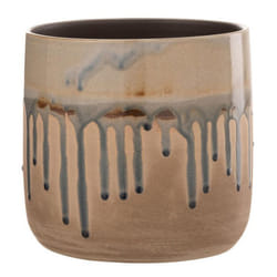 Cache-Pot en Céramique Droplet 18cm Beige